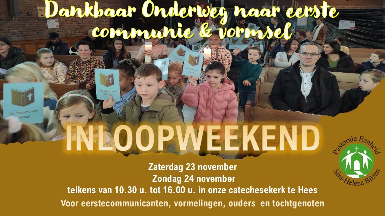 Inloopweekend